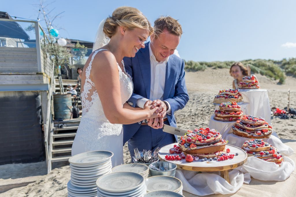 Strandpaviljoen Brouw Bruiloft op het strand