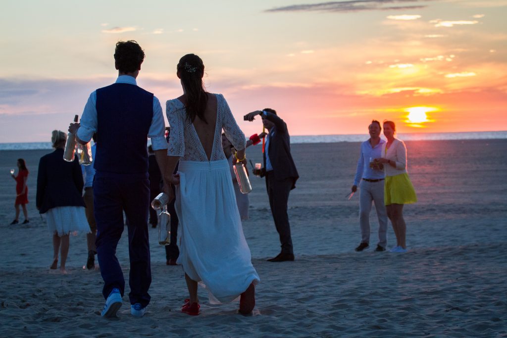 Strandpaviljoen Brouw Bruiloft op het strand